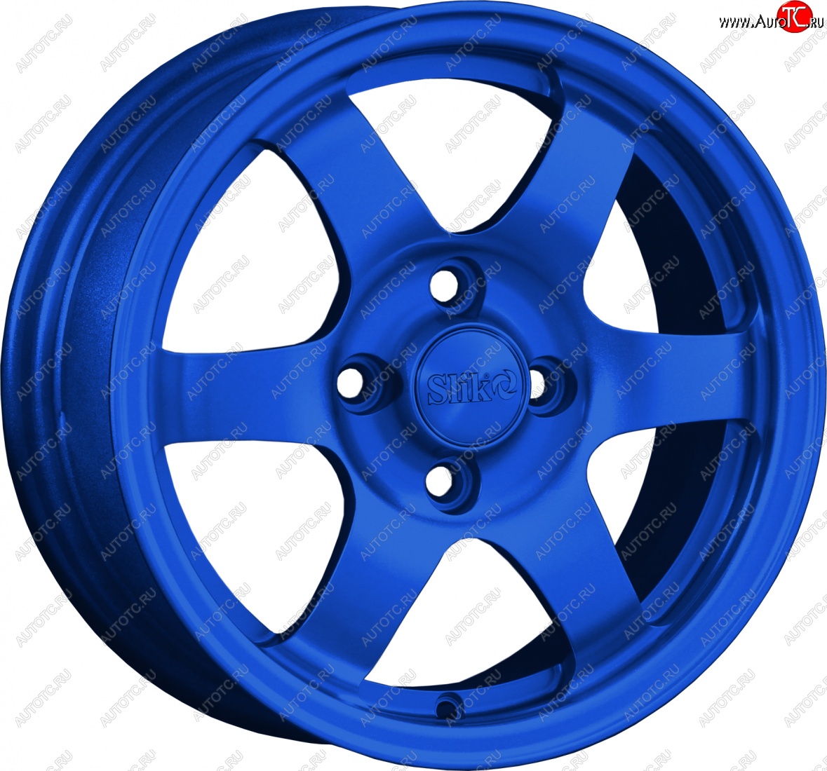 12 799 р. Кованый диск Slik Classik 6x14 (Синий)   (Цвет: Синий)  с доставкой в г. Пермь