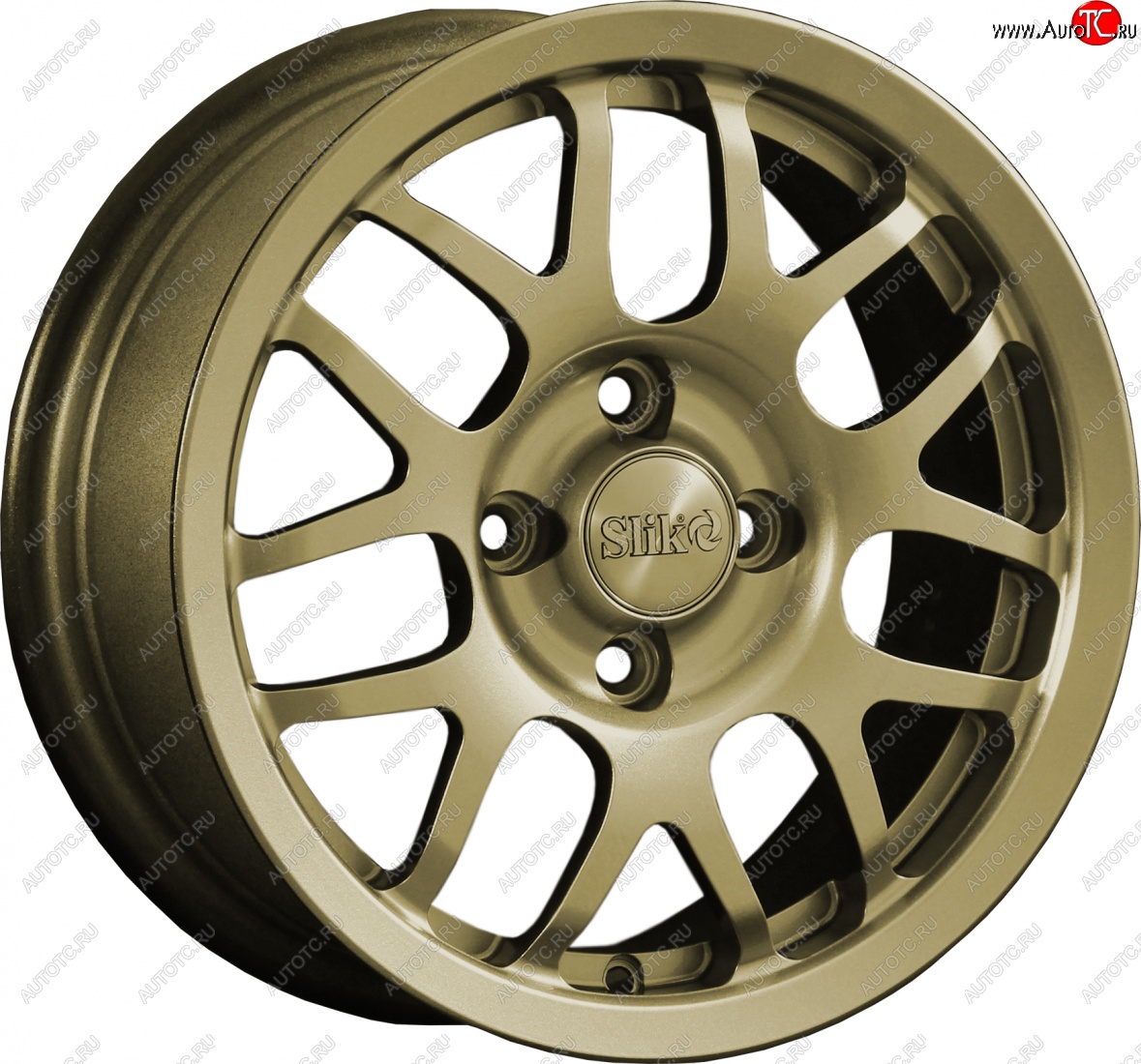 12 799 р. Кованый диск Slik Classik 6x14 (Металлик золотой)   (Цвет: Металлик золотой)  с доставкой в г. Пермь