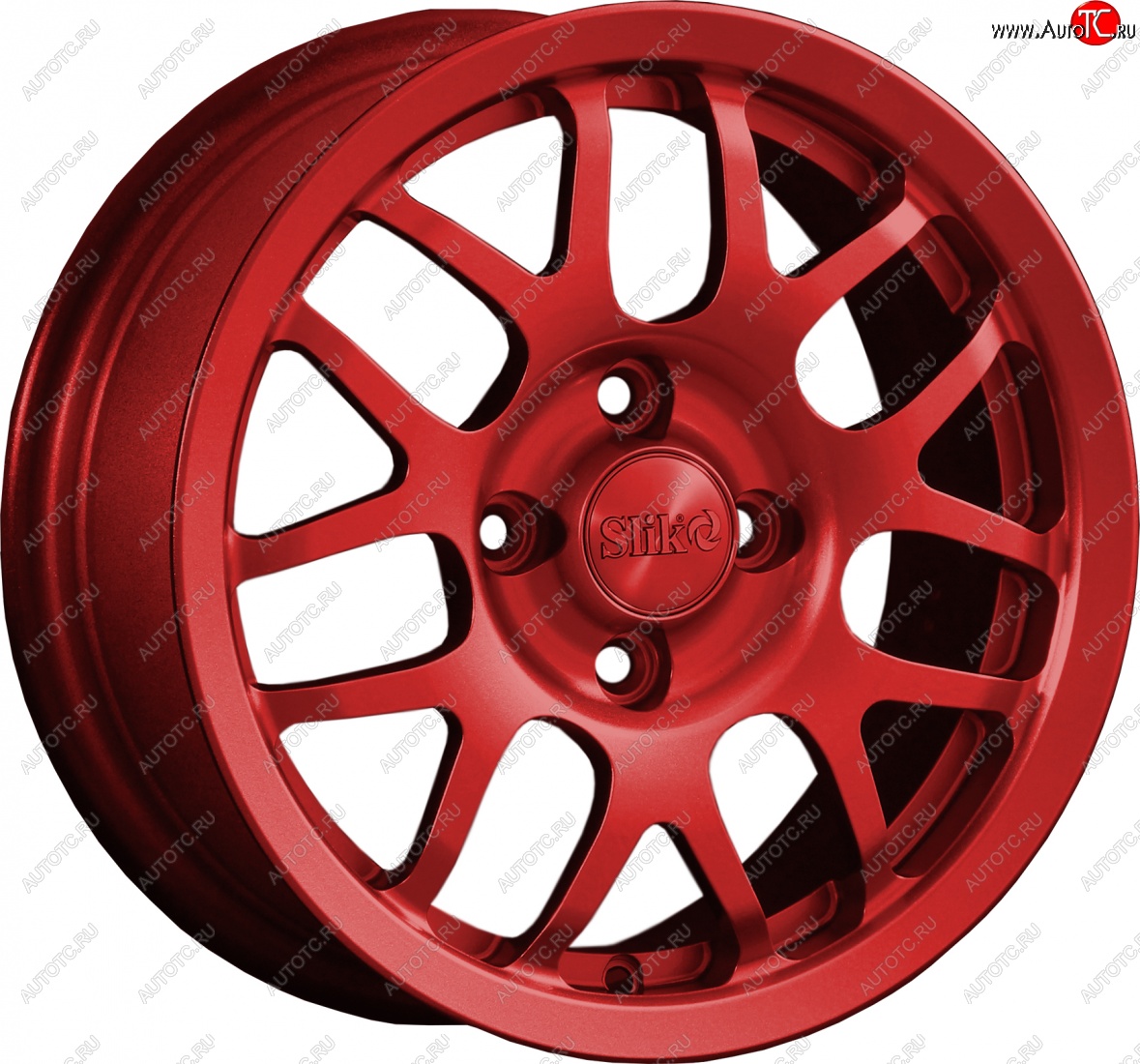 12 799 р. Кованый диск Slik Classik 6x14 (Красный)   (Цвет: Красный)  с доставкой в г. Пермь