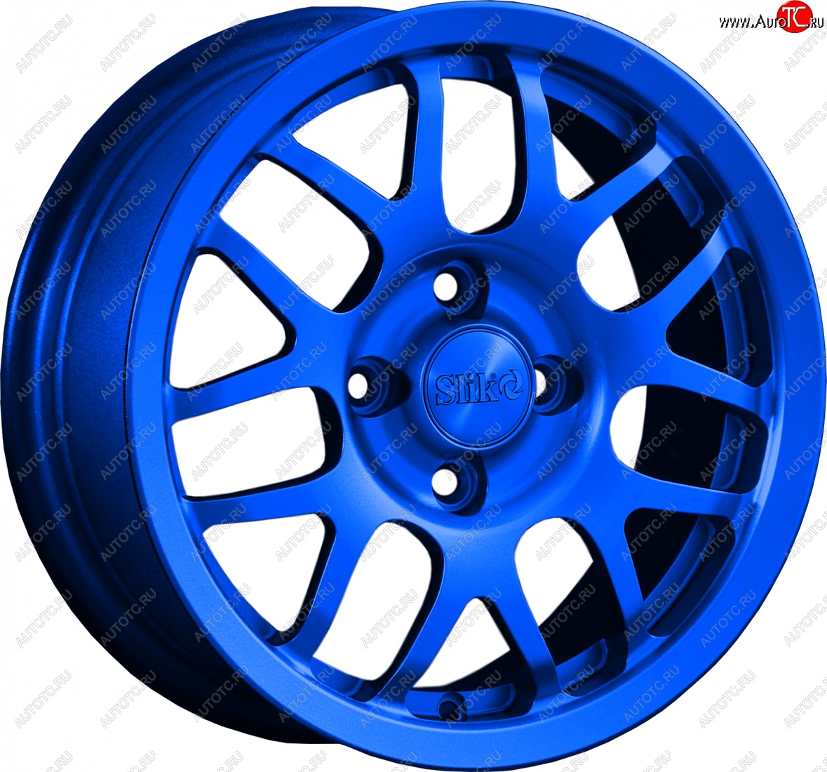 12 799 р. Кованый диск Slik Classik 6x14 (Синий)   (Цвет: Синий)  с доставкой в г. Пермь