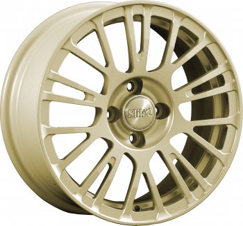 Кованый диск Slik Classik 6.5x15 (Металлик золотой) Honda Prelude 3 BA купе дорестайлинг (1987-1989) 4x100.0xDIA56.1xET45.0