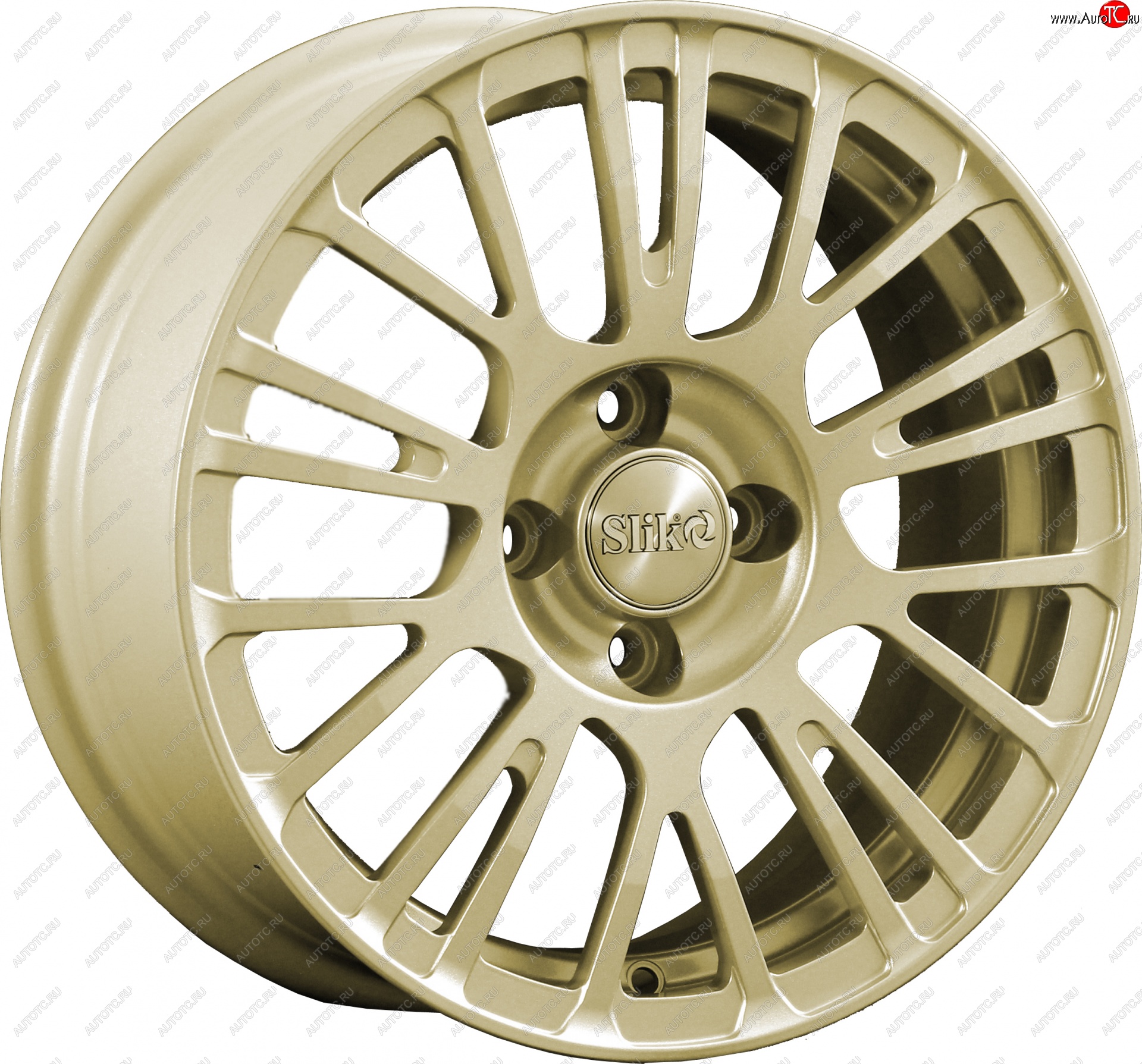 11 899 р. Кованый диск Slik Classik 6.5x15 (Металлик золотой)   (Цвет: Металлик золотой)  с доставкой в г. Пермь