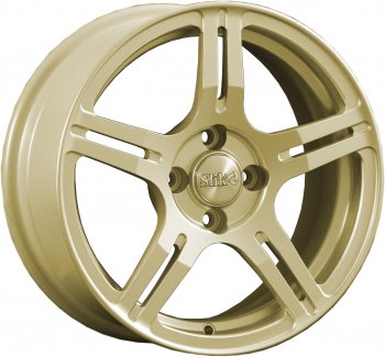 Кованый диск Slik Classik 6.5x15 (Металлик золотой) Hyundai Getz TB хэтчбэк 3 дв. рестайлинг (2005-2011) 4x100.0xDIA54.1xET46.0