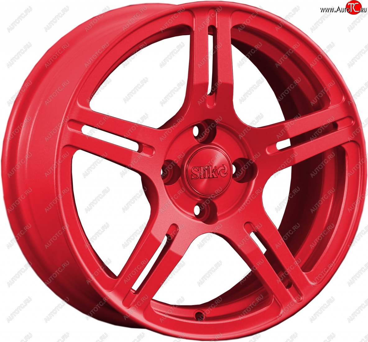 15 249 р. Кованый диск Slik Classik 6.5x15 (Candy красный)   (Цвет: Candy красный)  с доставкой в г. Пермь