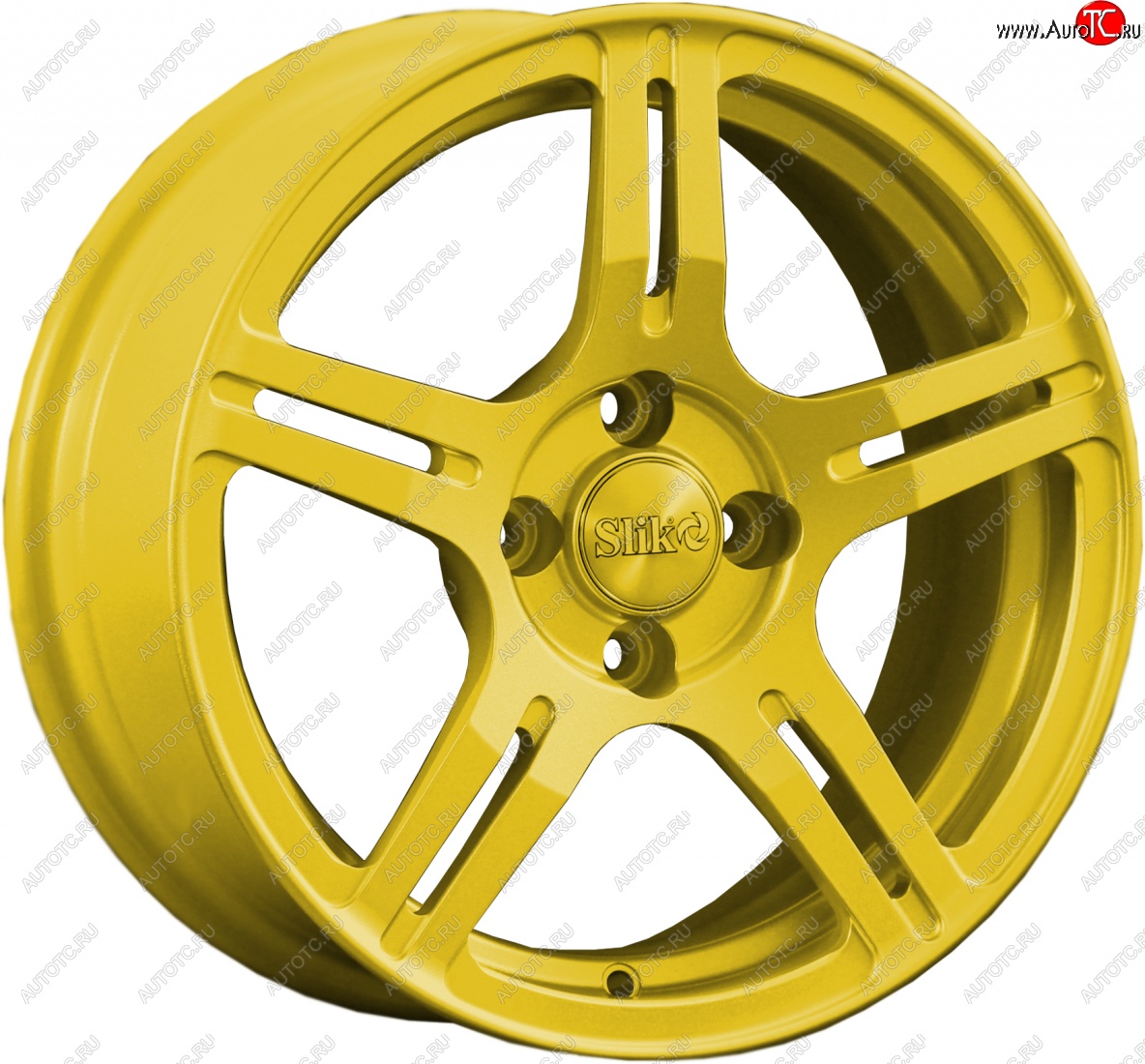 15 249 р. Кованый диск Slik Classik 6.5x15 (Ярко-желтый RAL 1021)   (Цвет: Ярко-желтый RAL 1021)  с доставкой в г. Пермь