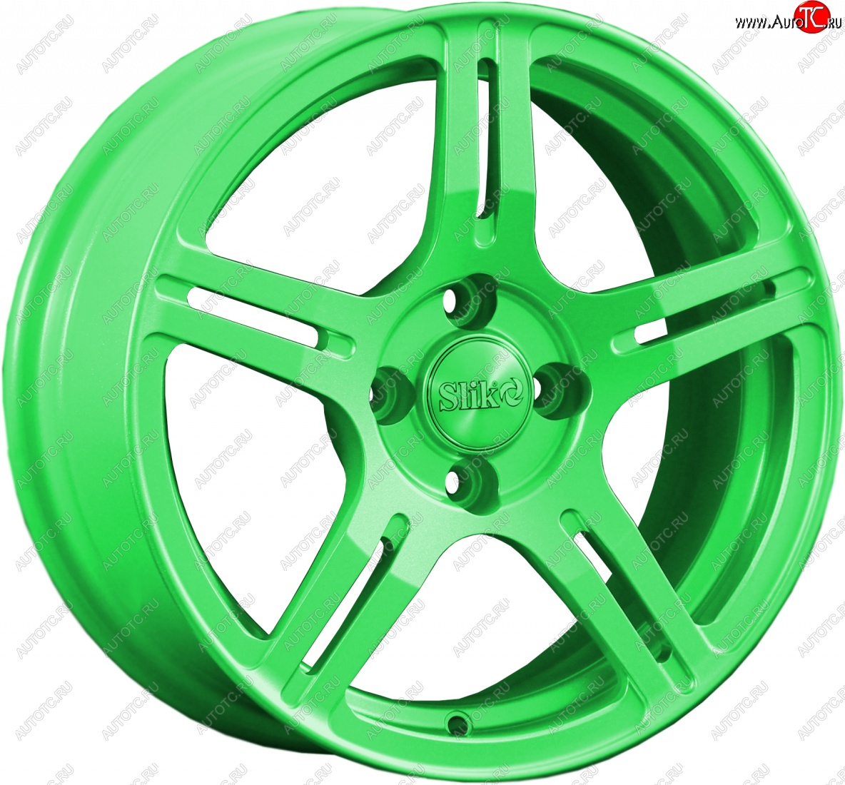 15 249 р. Кованый диск Slik Classik 6.5x15 (RAL 6038 ярко-зеленый)   (Цвет: RAL 6038 ярко-зеленый)  с доставкой в г. Пермь