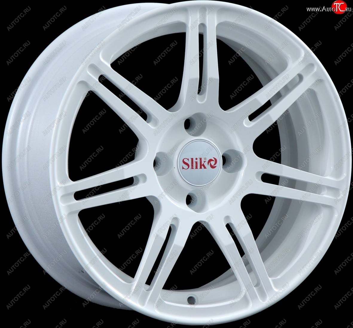 15 249 р. Кованый диск Slik Classik 6.5x15 (Белый)   (Цвет: Белый)  с доставкой в г. Пермь