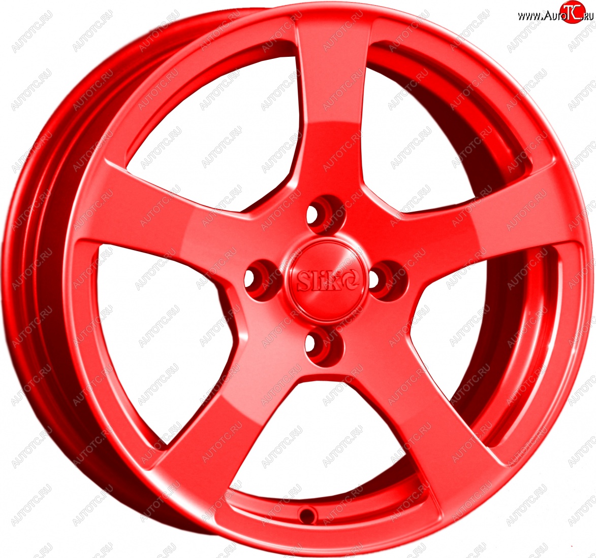 15 599 р. Кованый диск Slik Classik 6.5x15 (Candy алый)   (Цвет: Candy алый)  с доставкой в г. Пермь