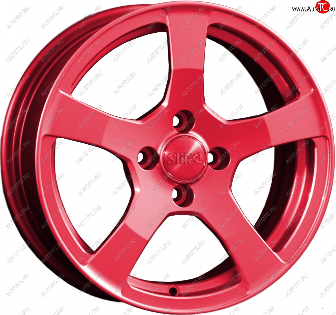 15 599 р. Кованый диск Slik Classik 6.5x15 (Candy рубиновый)   (Цвет: Candy рубиновый)  с доставкой в г. Пермь