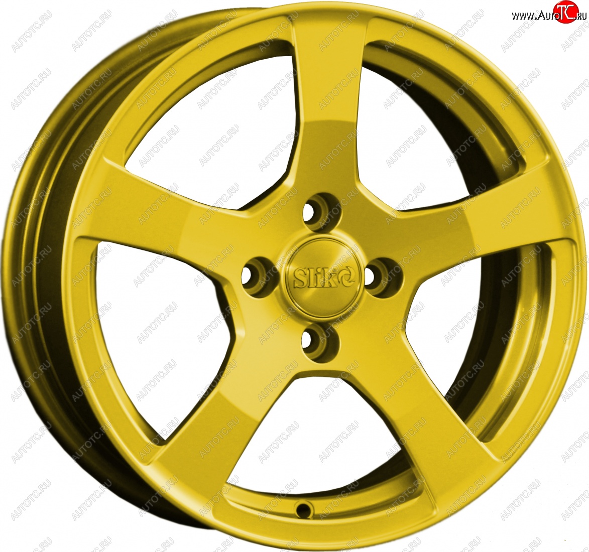 15 599 р. Кованый диск Slik Classik 6.5x15 (Ярко-желтый RAL 1021)   (Цвет: Ярко-желтый RAL 1021)  с доставкой в г. Пермь