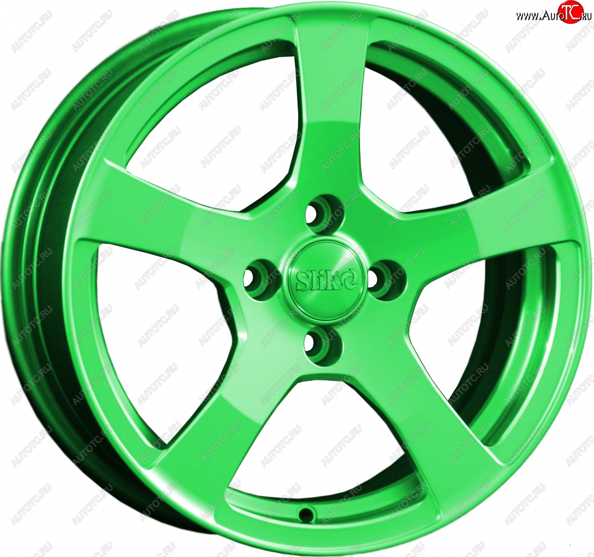 15 599 р. Кованый диск Slik Classik 6.5x15 (RAL 6038 ярко-зеленый)   (Цвет: RAL 6038 ярко-зеленый)  с доставкой в г. Пермь
