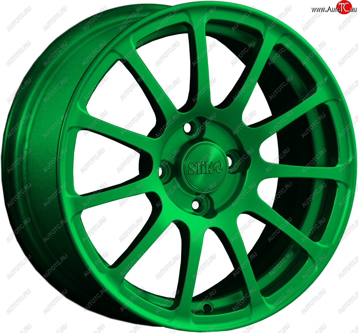 15 599 р. Кованый диск Slik Classik 6.5x15 (Зеленый)   (Цвет: Зеленый)  с доставкой в г. Пермь
