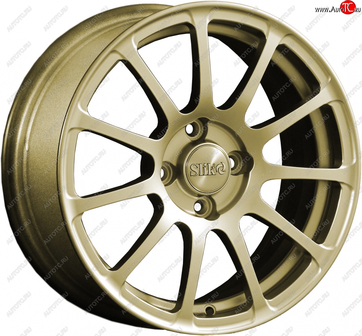 15 599 р. Кованый диск Slik Classik 6.5x15 (Металлик золотой)   (Цвет: Металлик золотой)  с доставкой в г. Пермь