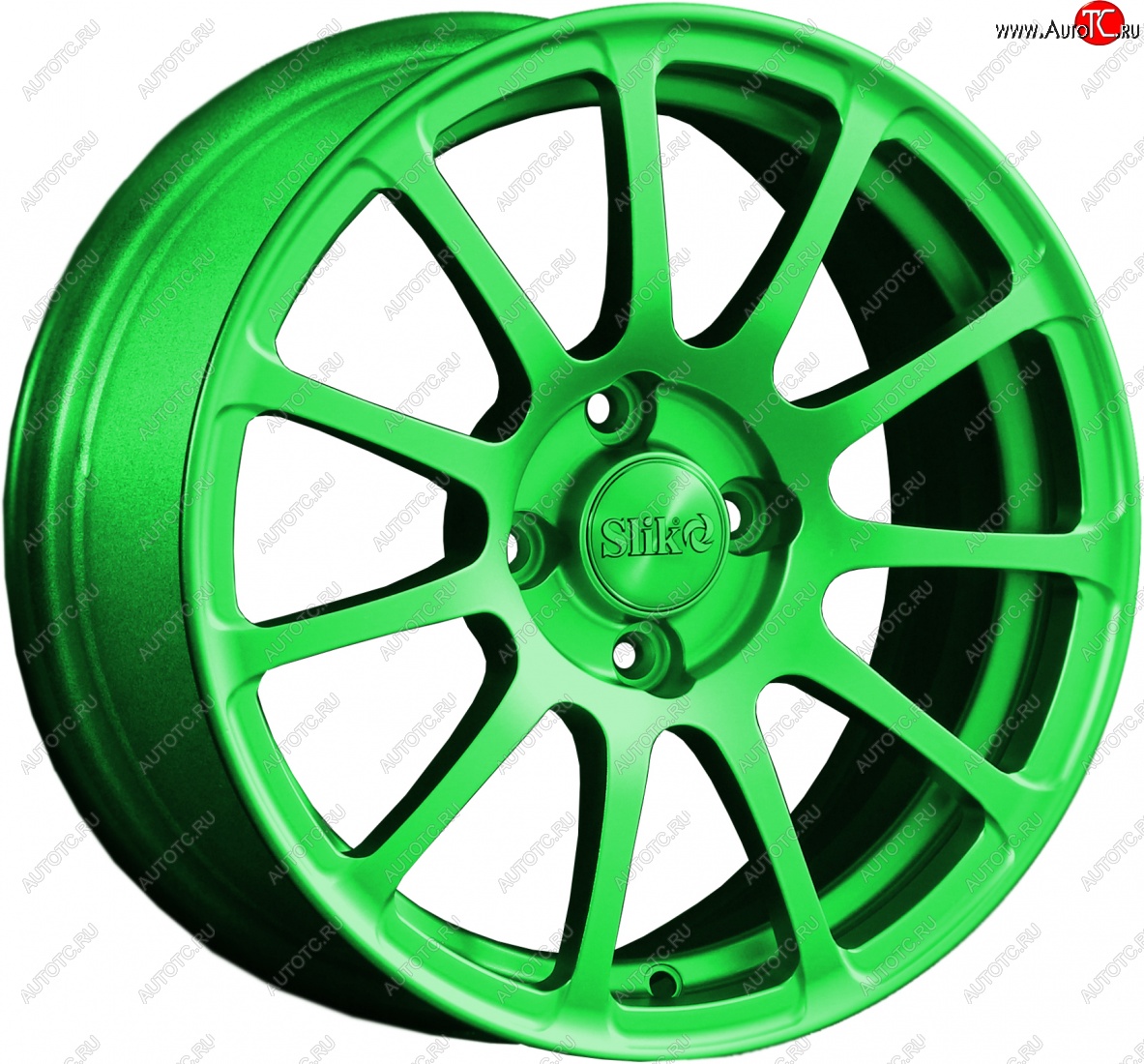 15 599 р. Кованый диск Slik Classik 6.5x15 (RAL 6038 ярко-зеленый)   (Цвет: RAL 6038 ярко-зеленый)  с доставкой в г. Пермь