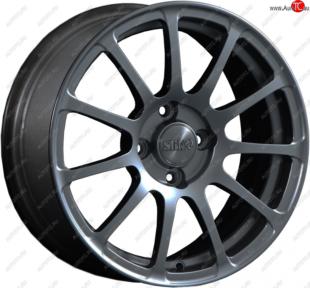 15 599 р. Кованый диск Slik Classik 6.5x15 (Металлик графит матовый)   (Цвет: Металлик графит матовый)  с доставкой в г. Пермь
