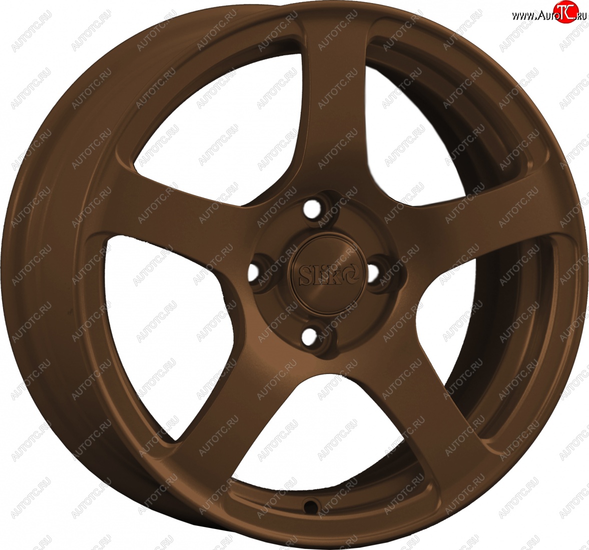 15 249 р. Кованый диск Slik Classik 6.5x15 (Металлик коньячная бронза. Матовый)   (Цвет: Металлик коньячная бронза. Матовый)  с доставкой в г. Пермь