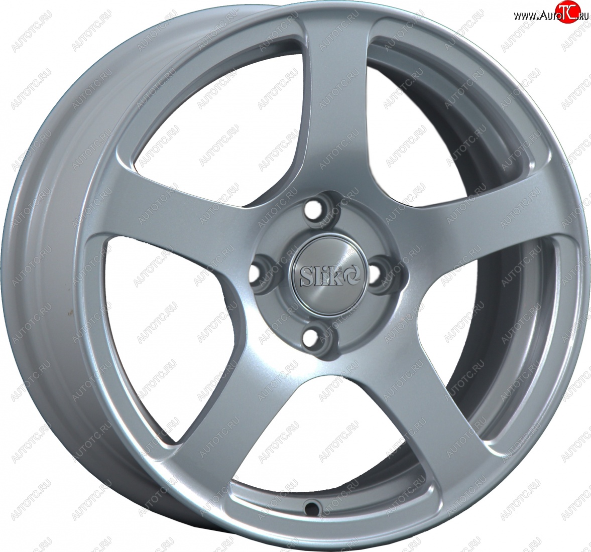 15 249 р. Кованый диск Slik Classik 6.5x15 (Серебристый тёмный)   (Цвет: Серебристый тёмный)  с доставкой в г. Пермь
