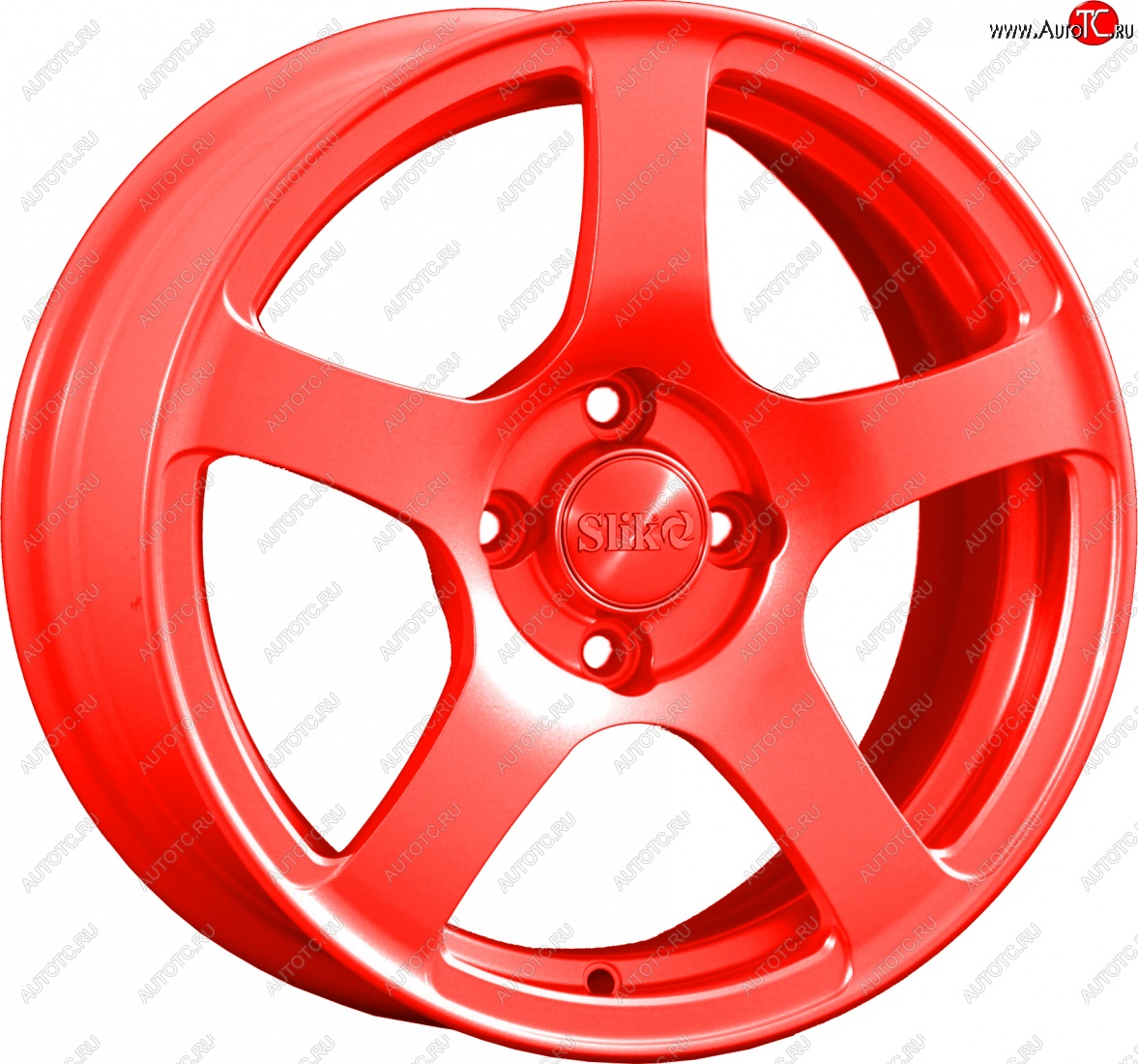 15 249 р. Кованый диск Slik Classik 6.5x15 (RAL 3026 ярко-алый)   (Цвет: RAL 3026 ярко-алый)  с доставкой в г. Пермь