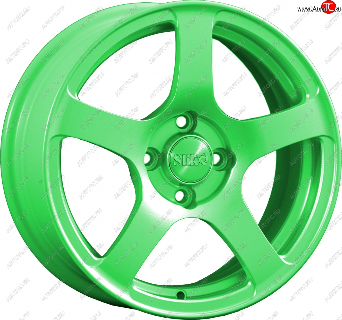 15 249 р. Кованый диск Slik Classik 6.5x15 (RAL 6038 ярко-зеленый)   (Цвет: RAL 6038 ярко-зеленый)  с доставкой в г. Пермь