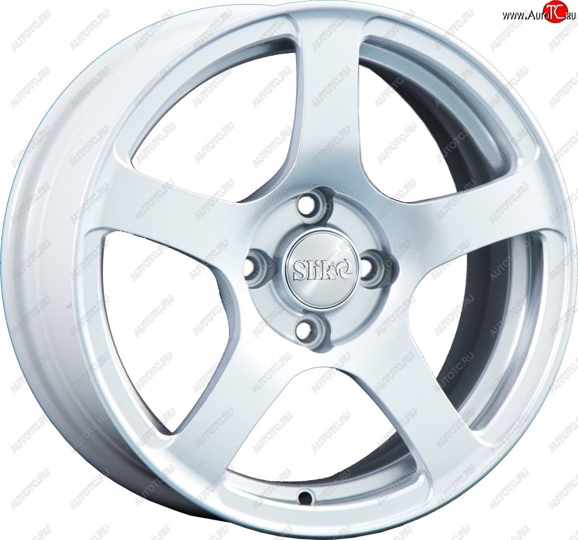 15 249 р. Кованый диск Slik Classik 6.5x15 (Белый)   (Цвет: Белый)  с доставкой в г. Пермь