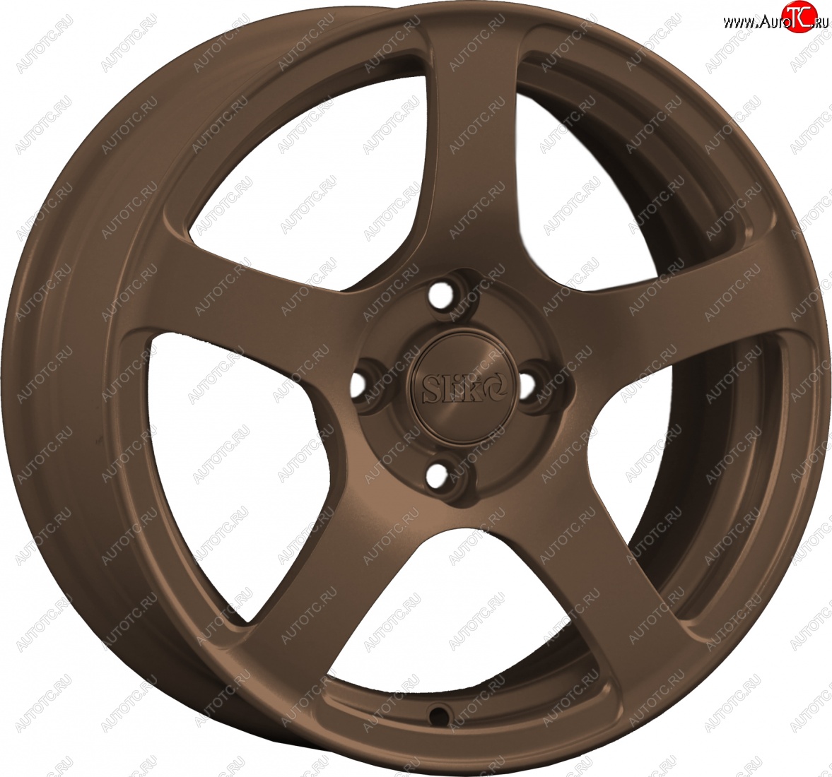 15 249 р. Кованый диск Slik Classik 6.5x15 (Металлик бронза)   (Цвет: Металлик бронза)  с доставкой в г. Пермь