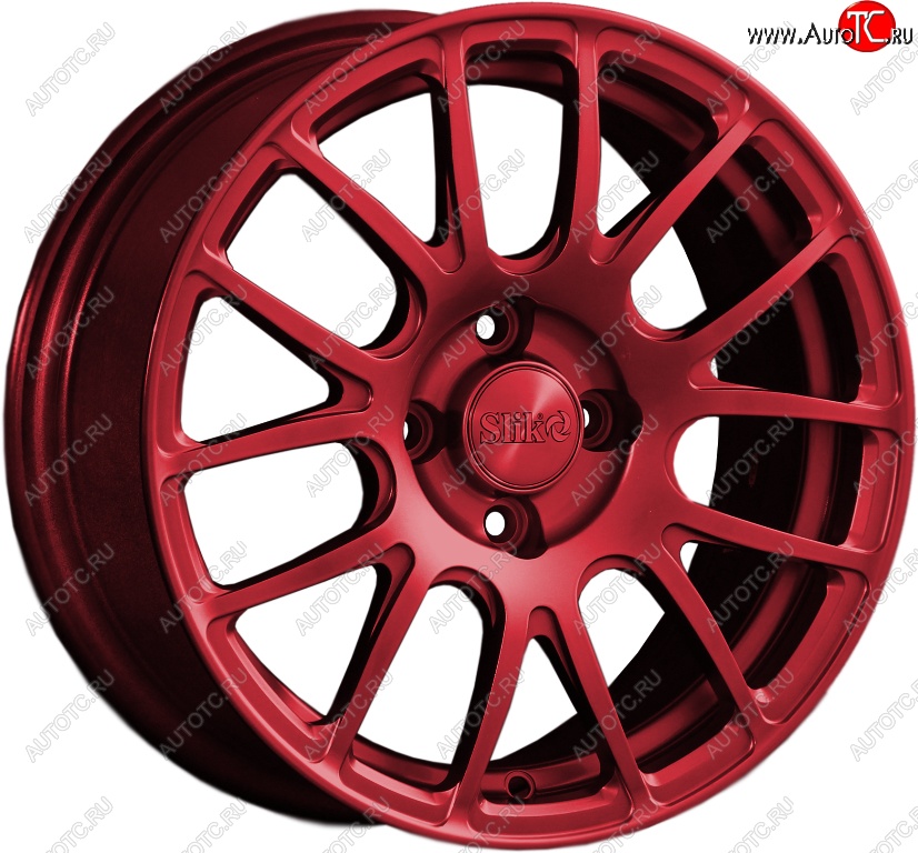 15 249 р. Кованый диск Slik Classik 6.5x15 (Candy красный)   (Цвет: Candy красный)  с доставкой в г. Пермь