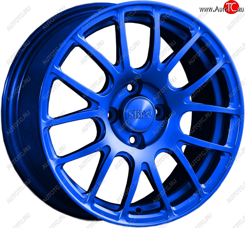 15 249 р. Кованый диск Slik Classik 6.5x15 (Candy синий)   (Цвет: Candy синий)  с доставкой в г. Пермь
