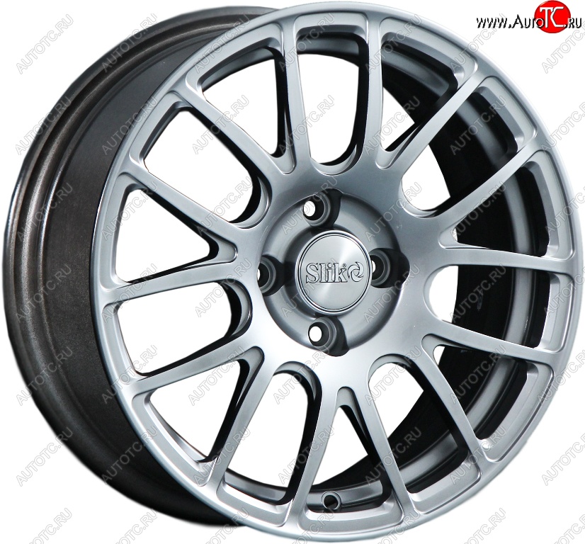 15 249 р. Кованый диск Slik Classik 6.5x15 (Серебристый светлый)   (Цвет: Серебристый светлый)  с доставкой в г. Пермь