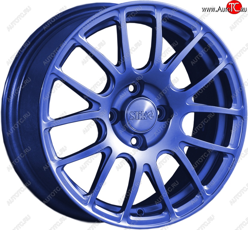 15 249 р. Кованый диск Slik Classik 6.5x15 (Синий)   (Цвет: Синий)  с доставкой в г. Пермь