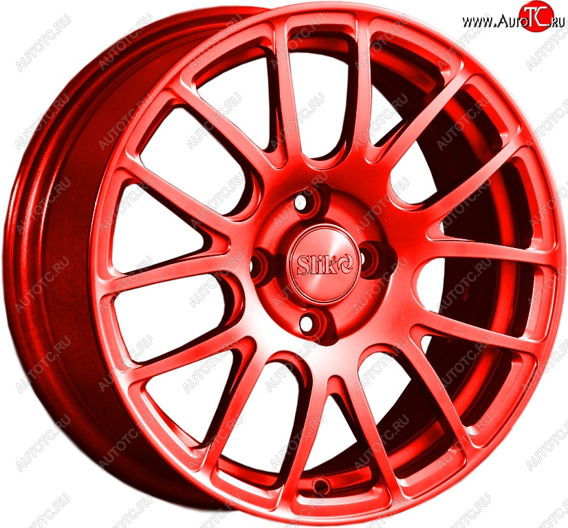 15 249 р. Кованый диск Slik Classik 6.5x15 (RAL 3026 ярко-алый)   (Цвет: RAL 3026 ярко-алый)  с доставкой в г. Пермь