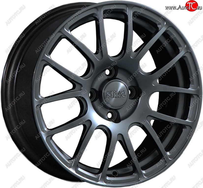 15 249 р. Кованый диск Slik Classik 6.5x15 (Металлик графит матовый)   (Цвет: Металлик графит матовый)  с доставкой в г. Пермь