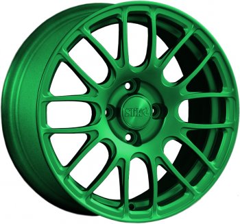 Кованый диск Slik Classik 6.5x15 (Зеленый) Honda Prelude 3 BA купе дорестайлинг (1987-1989) 4x100.0xDIA56.1xET45.0