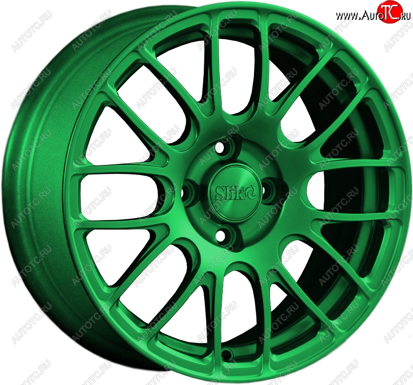 11 899 р. Кованый диск Slik Classik 6.5x15 (Зеленый)   (Цвет: Зеленый)  с доставкой в г. Пермь