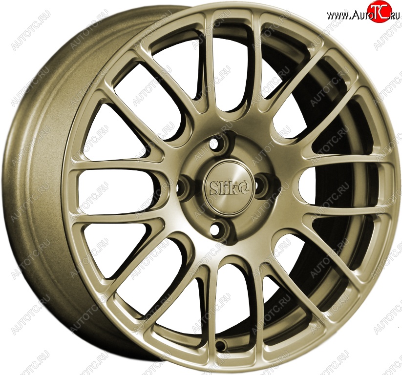 11 899 р. Кованый диск Slik Classik 6.5x15 (Металлик золотой)   (Цвет: Металлик золотой)  с доставкой в г. Пермь