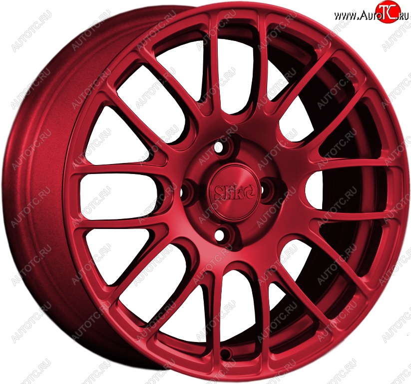 11 899 р. Кованый диск Slik Classik 6.5x15 (Candy красный)   (Цвет: Candy красный)  с доставкой в г. Пермь
