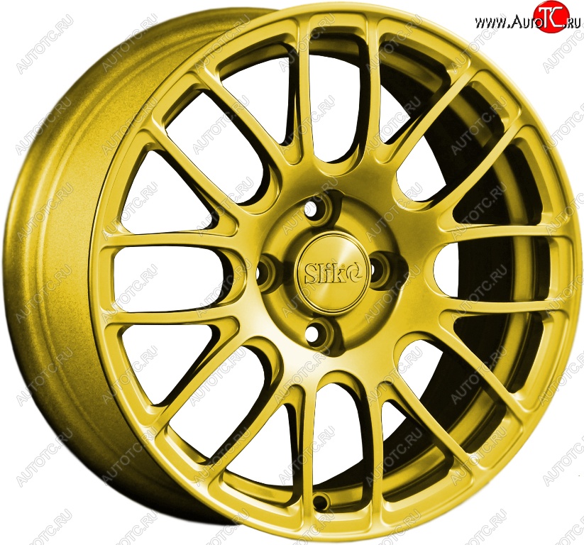 11 899 р. Кованый диск Slik Classik 6.5x15 (Ярко-желтый RAL 1021)   (Цвет: Ярко-желтый RAL 1021)  с доставкой в г. Пермь