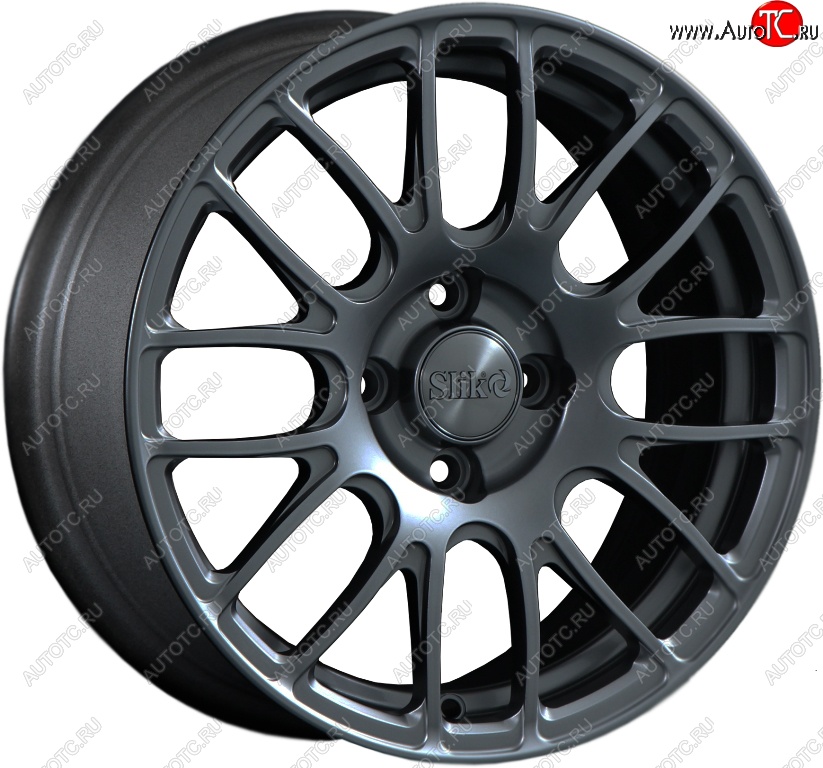 11 899 р. Кованый диск Slik Classik 6.5x15 (Металлик графит матовый)   (Цвет: Металлик графит матовый)  с доставкой в г. Пермь