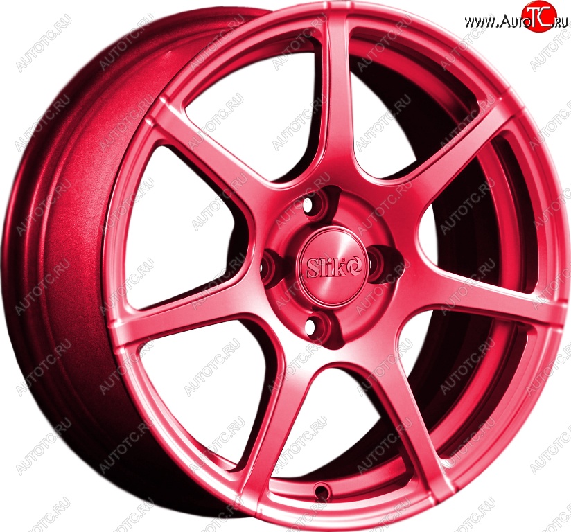 15 249 р. Кованый диск Slik Classik 6.5x15 (Candy рубиновый)   (Цвет: Candy рубиновый)  с доставкой в г. Пермь