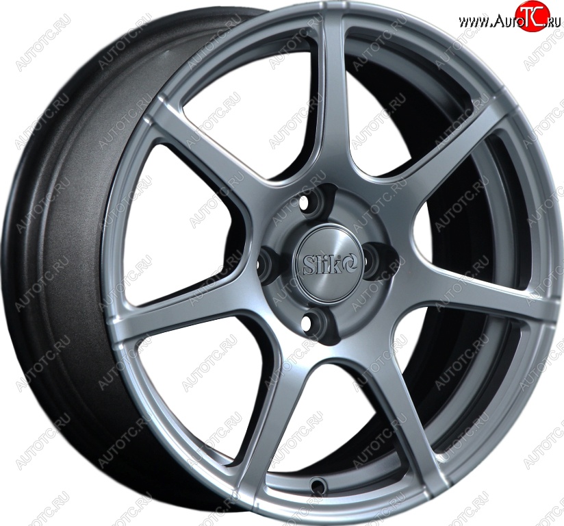 15 249 р. Кованый диск Slik Classik 6.5x15 (Серебристый тёмный)   (Цвет: Серебристый тёмный)  с доставкой в г. Пермь