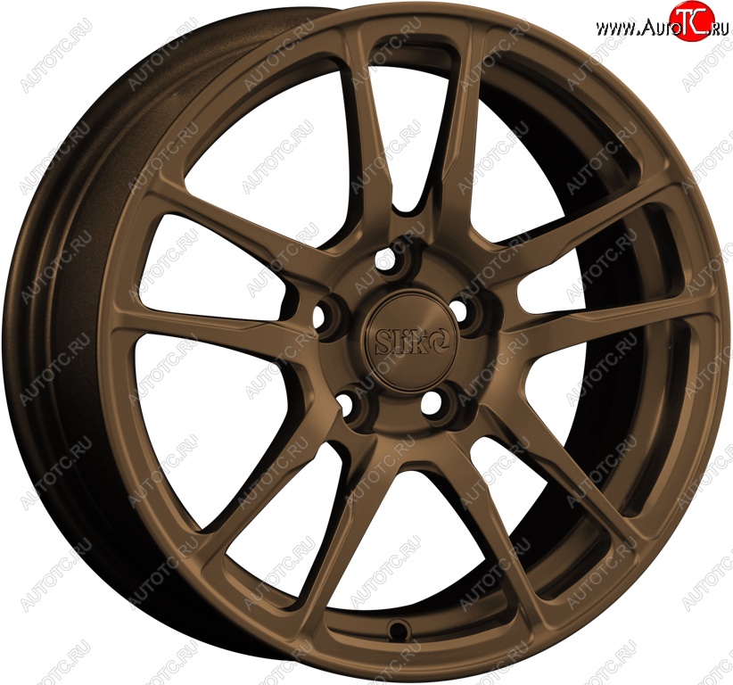 15 249 р. Кованый диск Slik Classik 6.5x15 (Металлик коньячная бронза. Матовый)   (Цвет: Металлик коньячная бронза. Матовый)  с доставкой в г. Пермь