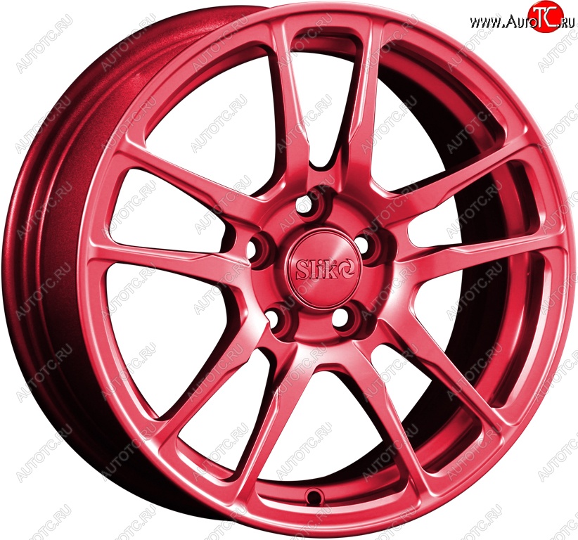 15 249 р. Кованый диск Slik Classik 6.5x15 (Candy рубиновый)   (Цвет: Candy рубиновый)  с доставкой в г. Пермь