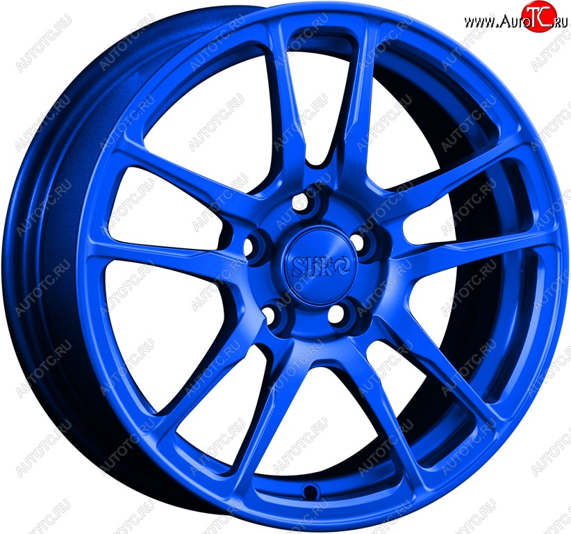 15 249 р. Кованый диск Slik Classik 6.5x15 (Candy синий)   (Цвет: Candy синий)  с доставкой в г. Пермь