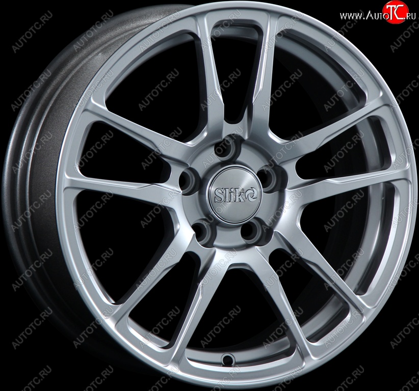 15 249 р. Кованый диск Slik Classik 6.5x15 (Серебристый светлый)   (Цвет: Серебристый светлый)  с доставкой в г. Пермь
