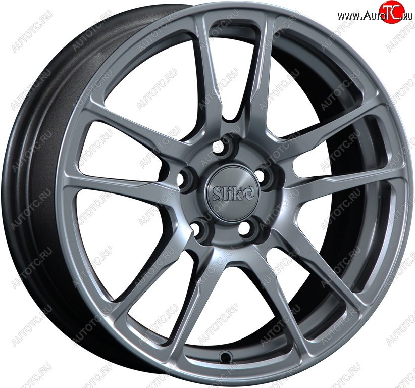 15 249 р. Кованый диск Slik Classik 6.5x15 (Серебристый тёмный)   (Цвет: Серебристый тёмный)  с доставкой в г. Пермь