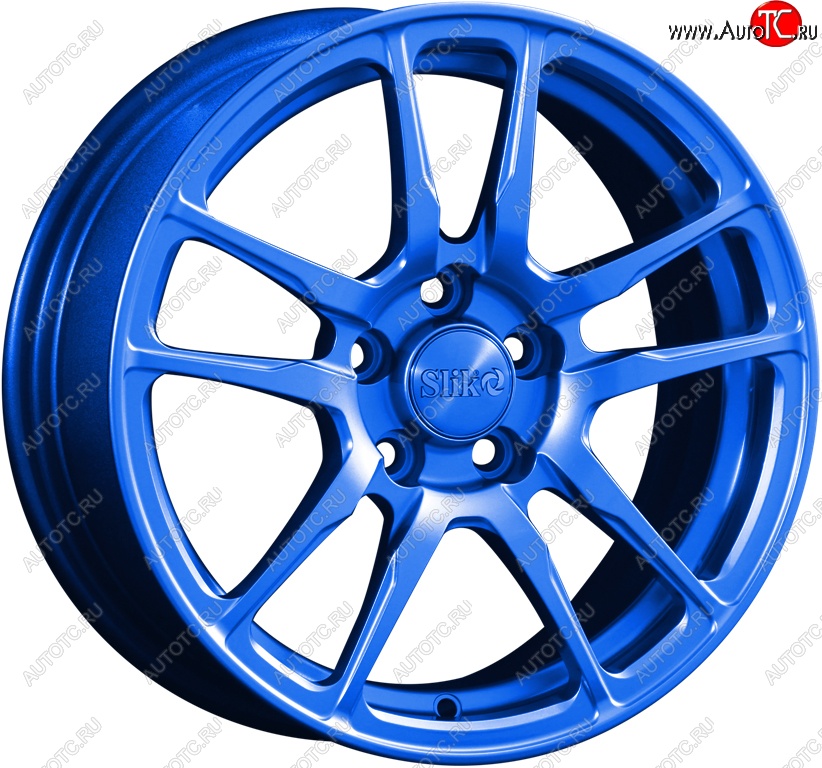 15 249 р. Кованый диск Slik Classik 6.5x15 (Синий)   (Цвет: Синий)  с доставкой в г. Пермь