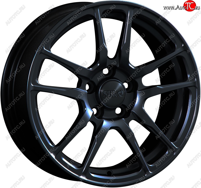 15 249 р. Кованый диск Slik Classik 6.5x15 (Черный матовый)   (Цвет: Черный матовый)  с доставкой в г. Пермь
