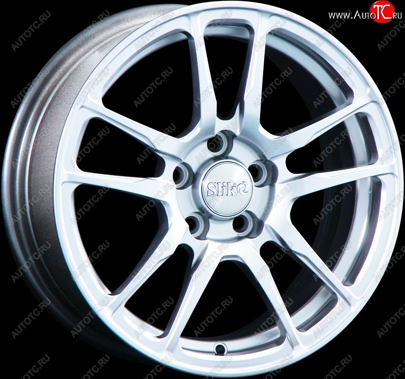 15 249 р. Кованый диск Slik Classik 6.5x15 (Белый)   (Цвет: Белый)  с доставкой в г. Пермь