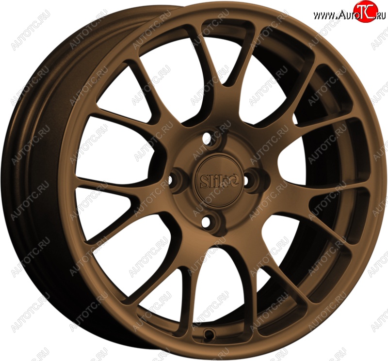 15 249 р. Кованый диск Slik Classik 6.5x15 (Металлик коньячная бронза. Матовый)   (Цвет: Металлик коньячная бронза. Матовый)  с доставкой в г. Пермь
