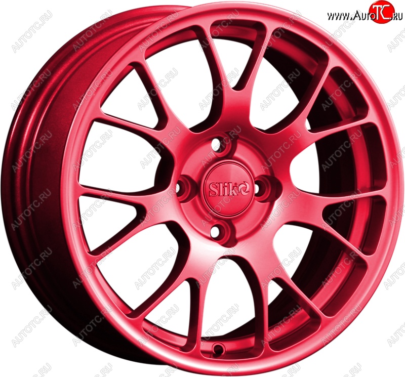 15 249 р. Кованый диск Slik Classik 6.5x15 (Candy рубиновый)   (Цвет: Candy рубиновый)  с доставкой в г. Пермь