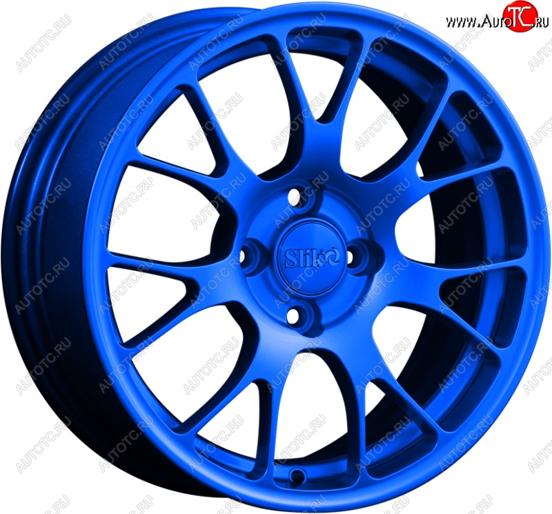 15 249 р. Кованый диск Slik Classik 6.5x15 (Candy синий)   (Цвет: Candy синий)  с доставкой в г. Пермь